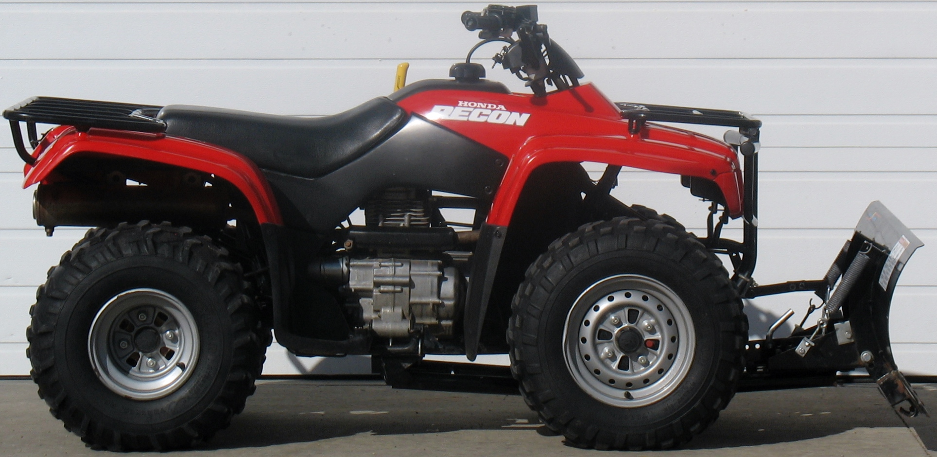 Snow blade for honda recon 250