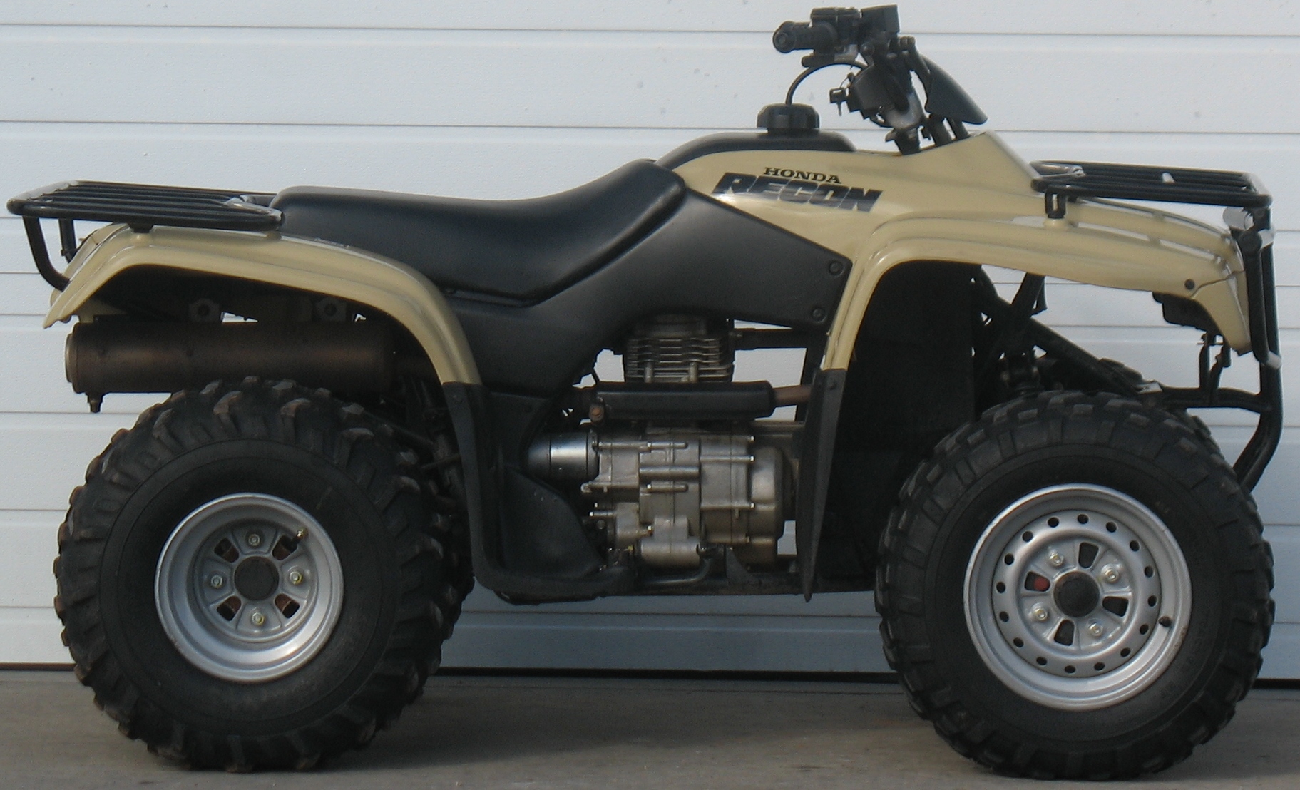 Honda recon 250 snow plow #6