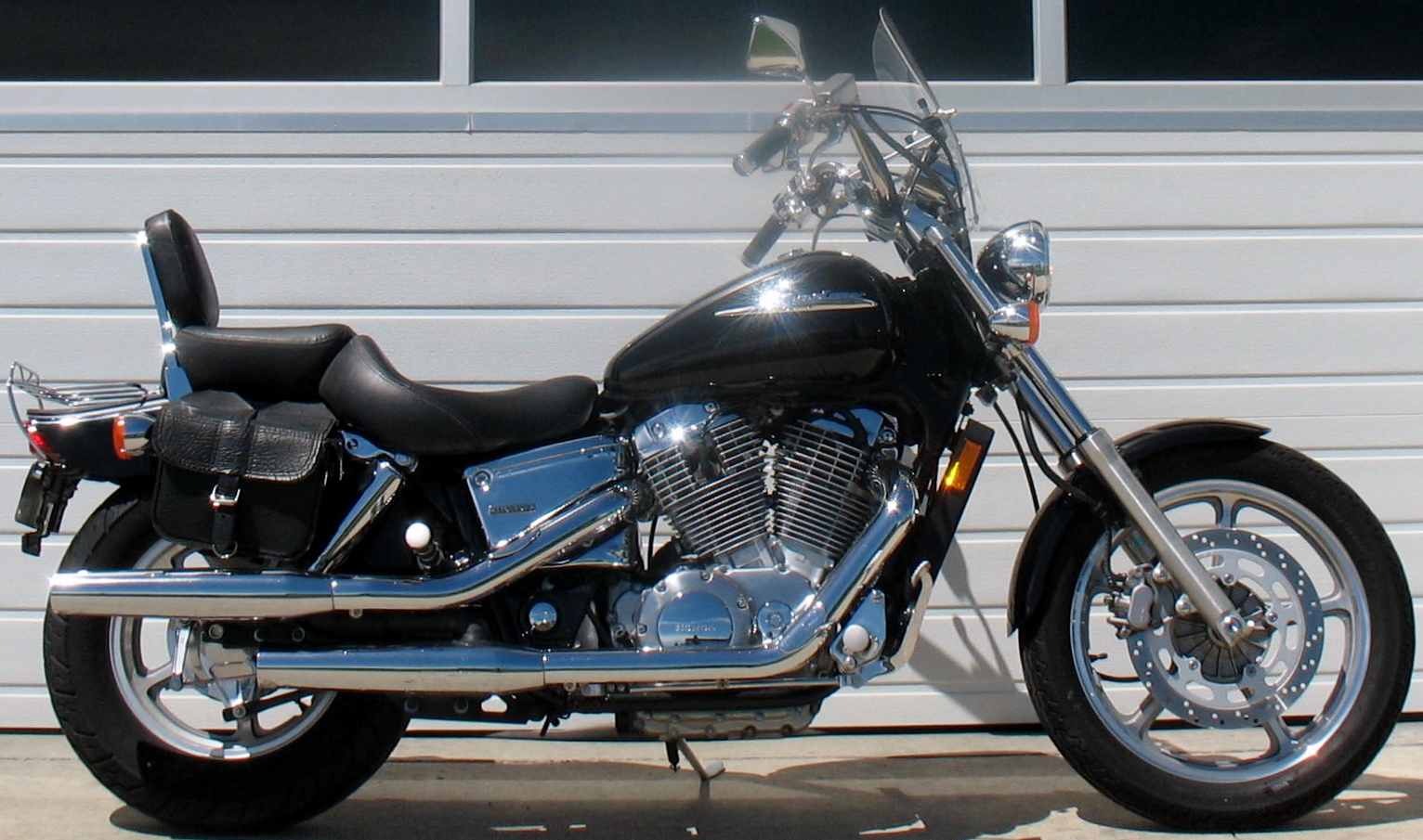 2007 Honda shadow spirit 1100 windshield #7